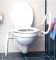 Toilet Support Arm Fold Down Mode