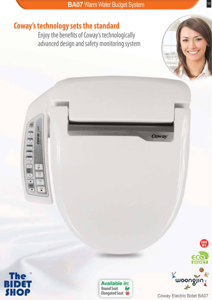 coway-ba07 bidet toilet seat