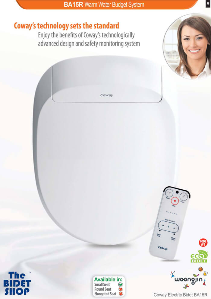 coway ba15 bidet toilet seat
